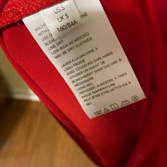 **Mini Red Satin Cowl Neck Dress -Urban Outfitters – Perfect for Holidays** - Picture 3 of 3